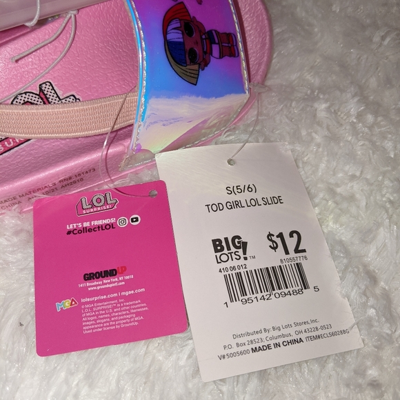 Nwts LOL surprise! Toddler girl slides/sandals - Picture 13 of 13